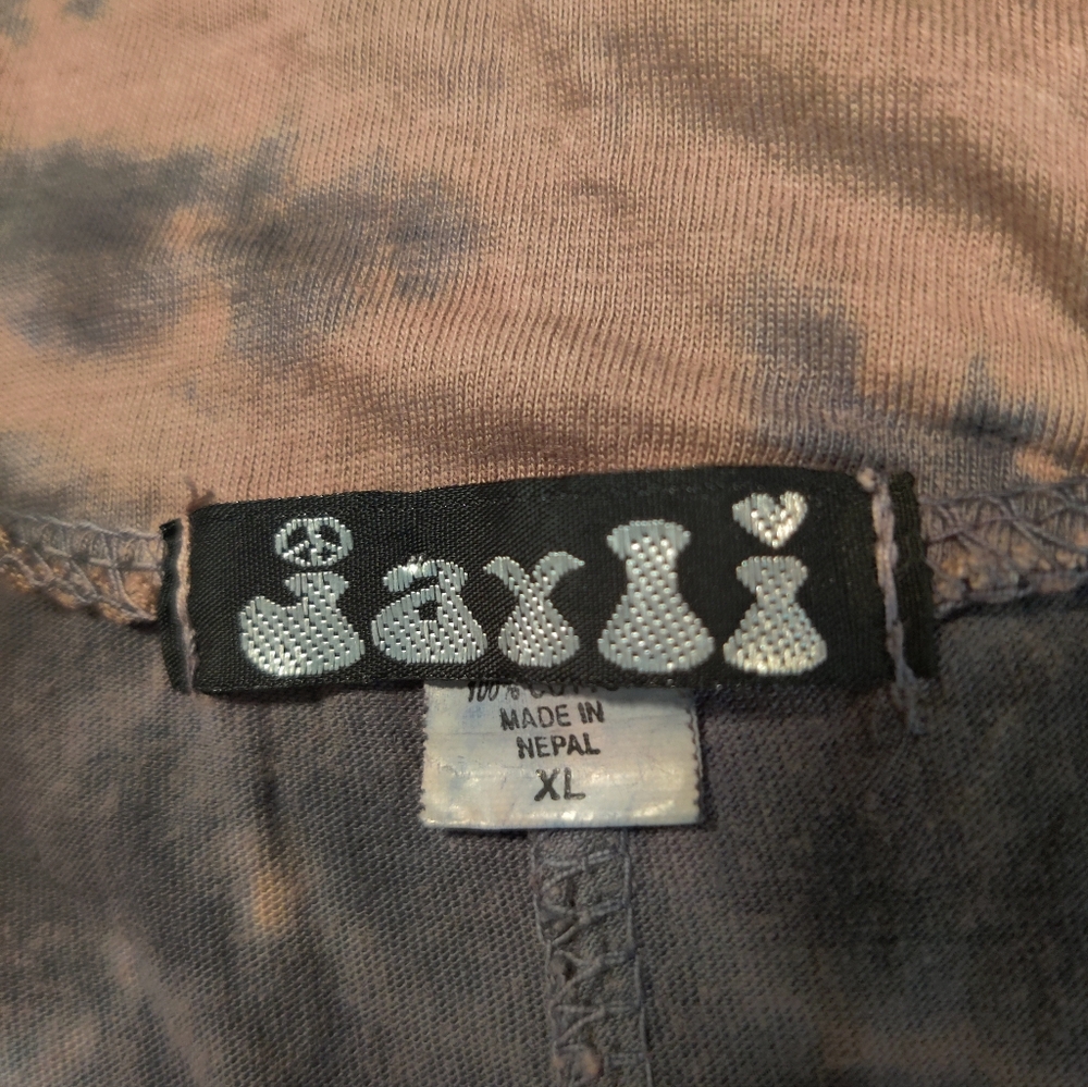 Tie-dye Patchwork Bell Bottom Flares - Picture 5 of 7